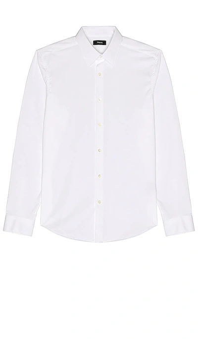 Shop Theory Sylvain Shirt In White