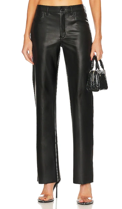 Shop Alix Nyc Jay Faux Leather Pant In Black