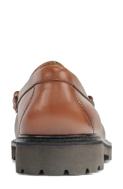 G.h. Bass & Co. Weejuns 90s Larson Leather Penny Loafers In Whiskey