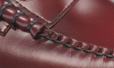 G.h. Bass & Co. Weejuns 90s Larson Leather Penny Loafers In Wine