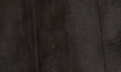 Juicy Couture Fringe Faux Leather Trucker Jacket In Black