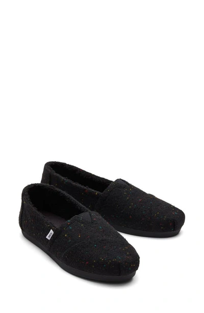 Shop Toms Alpargata Slip-on Sneaker In Black