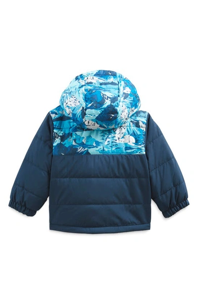 Shop The North Face Mount Chimbo Water Repellent Reversible Hooded Jacket In Shady Blue