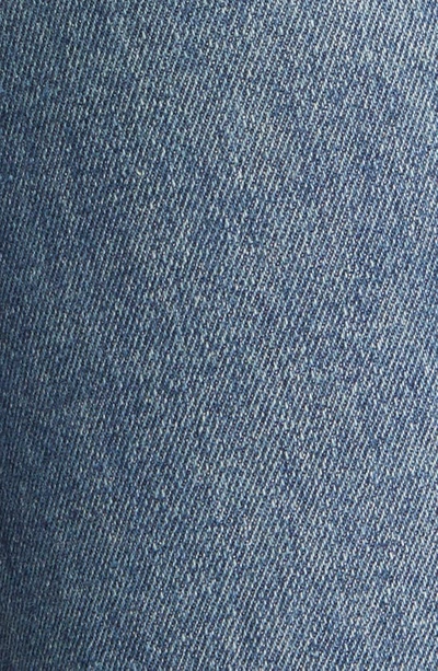 Vigoss Ace Ripped Deconstructed High Waist Straight Leg Jeans In Medium Was