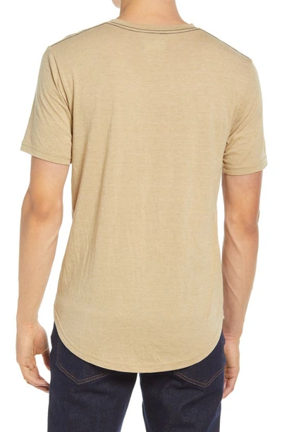 Shop Goodlife Tri-blend Scallop V-neck T-shirt In Incense