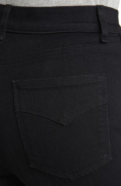 Shop Askk Ny '70s Flare Leg Jeans In Black Resin
