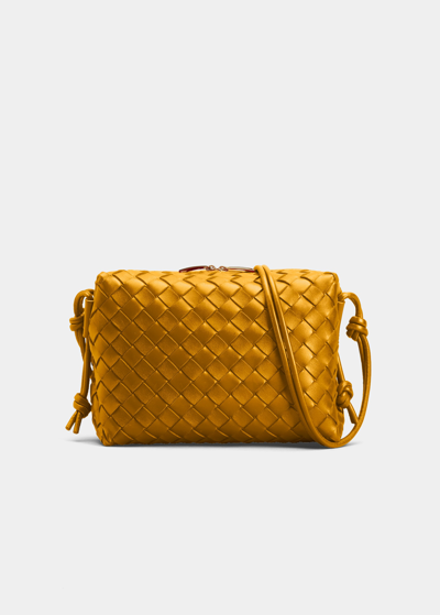 Bottega Veneta Mini Loop Shoulder Bag in Cob & Gold