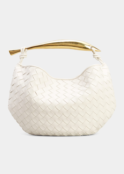 Shop Bottega Veneta Sardine Bag In Chalk