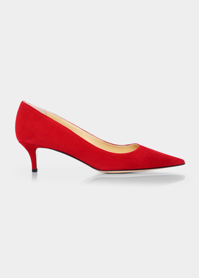 Shop Marion Parke Classic 45mm Pumps In Classic Red