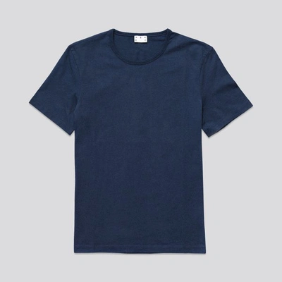 Asket The T-shirt Dark Navy In Dark Navy