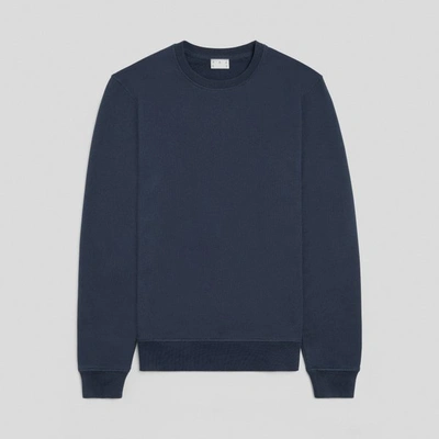 Shop Asket The Sweatshirt Dark Navy