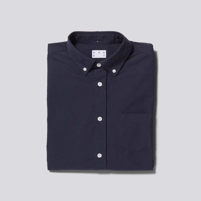 Asket The Oxford Shirt Dark Navy In Dark Navy