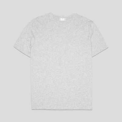 Shop Asket The Lightweight T-shirt Grey Melange