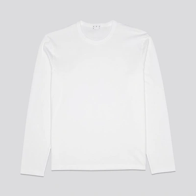 Shop Asket The Long Sleeve T-shirt White