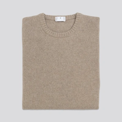 Shop Asket The Cashmere Sweater Light Brown