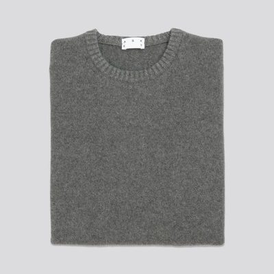 Shop Asket The Cashmere Sweater Dark Grey