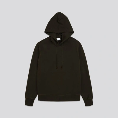 Shop Asket The Hoodie Mud Green