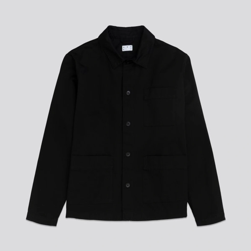 Asket The Overshirt Black ModeSens