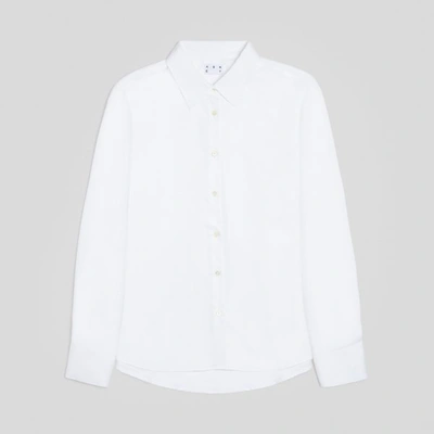 Shop Asket The Lyocell Shirt White