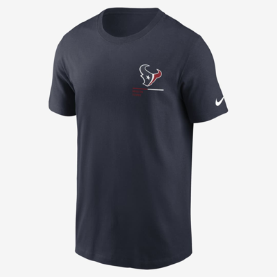 Shop Nike Men's Team Incline (nfl Houston Texans) T-shirt In Blue