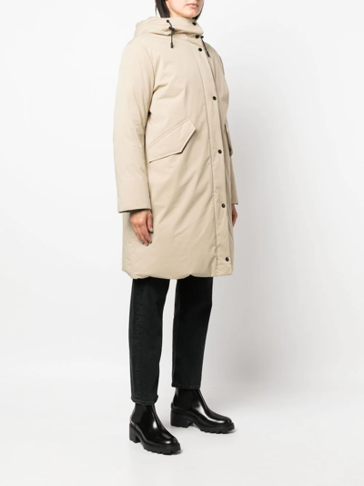 Yves Salomon Iconic Reversible Down Parka In Neutrals