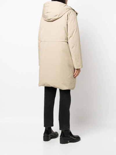 Yves Salomon Iconic Reversible Down Parka In Neutrals