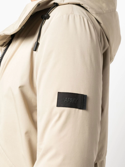 Yves Salomon Iconic Reversible Down Parka In Neutrals