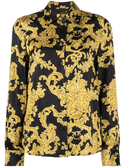 Black and gold baroque shirt 2025