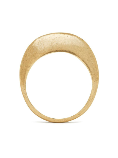 Shop Saint Laurent Gold-tone Ring