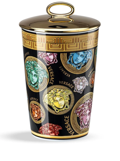 Shop Versace Medusa Amplified Candle In Black