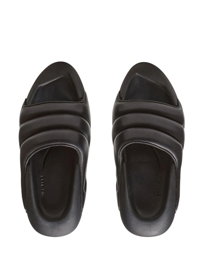 Shop Balmain B-it Quilted Mules In Black