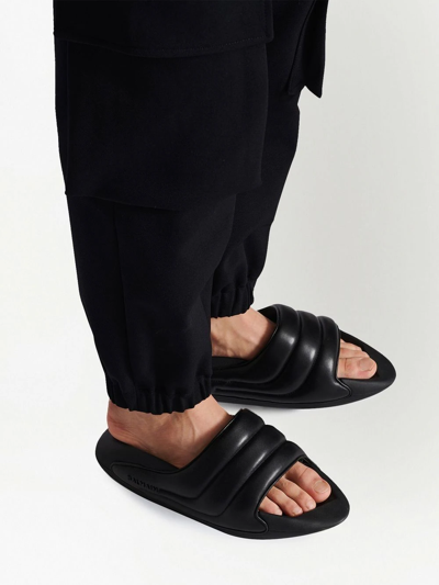 Shop Balmain B-it Quilted Mules In Black