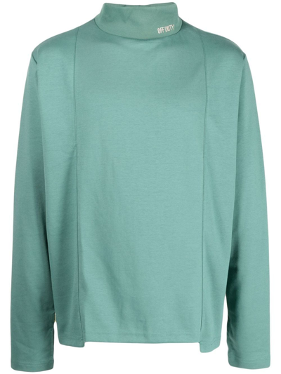 Shop Off Duty Andes Roll-neck Jumper In Green
