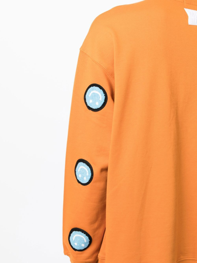 Shop Off Duty Doug Crew-neck Sweatshirt In Orange