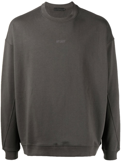 Shop Off Duty Doug Crew-neck Sweatshirt In Black