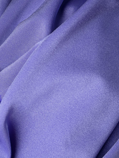 Noire Swimwear Gathered-detail High-waisted Bikini In Purple