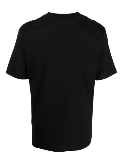 Shop 032c Logo-patch Short-sleeve T-shirt In Schwarz