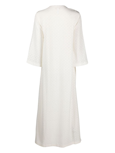 Shop Eres Madrague Cotton-silk Cover-up In Nude