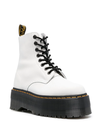 Shop Dr. Martens Pascal Max Lace-up Ankle Boots In Weiss