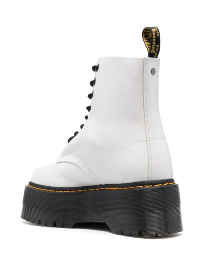 Shop Dr. Martens' Pascal Max Lace-up Ankle Boots In Weiss