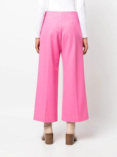 Patou Classic Flared Pants In Rosa