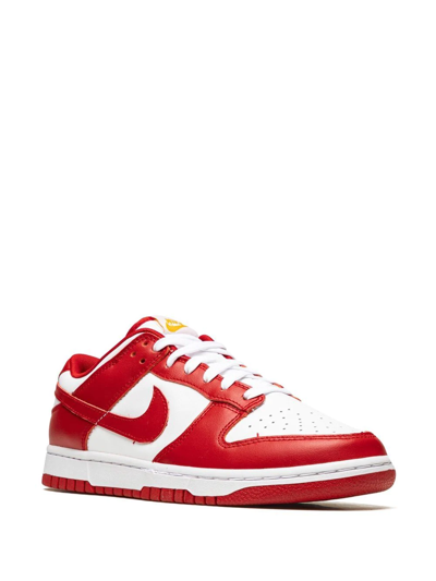 Shop Nike Dunk Low Retro "usc" Sneakers In Red
