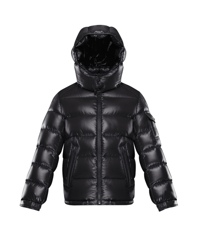 Shop Moncler Boy's  Maya Jacket In Black