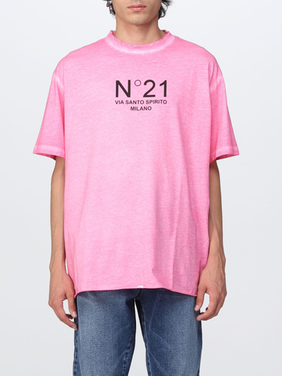 Shop N°21 T-shirt N° 21 Men Color Pink