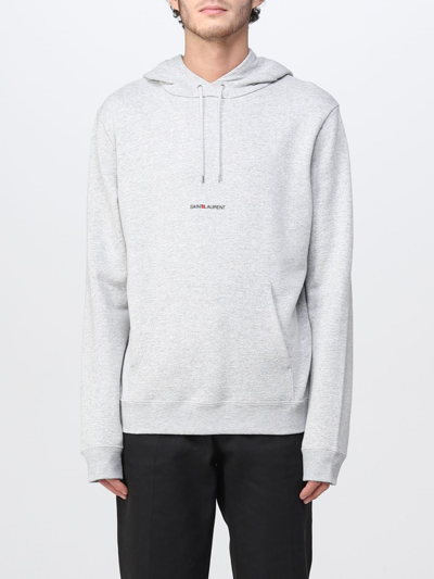 Shop Saint Laurent Sweatshirt  Men In Grey
