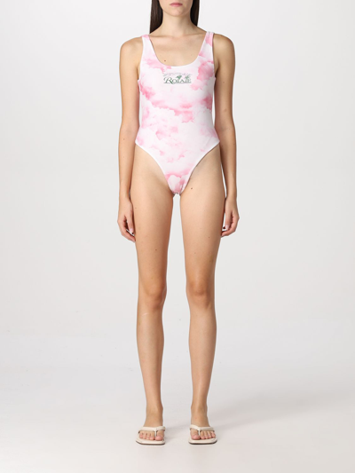 Shop Rotate Birger Christensen Swimsuit Rotate Woman Color Pink