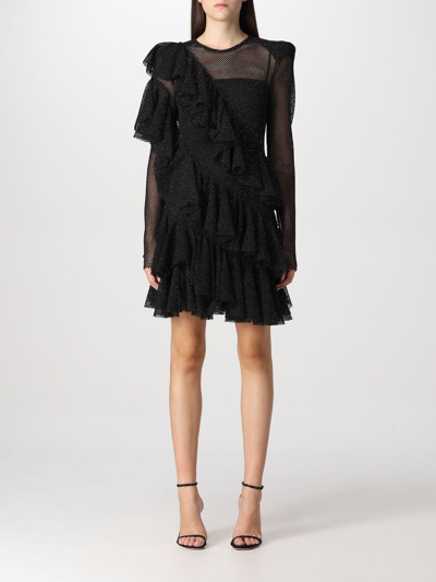 Shop Philosophy Di Lorenzo Serafini Dress  Woman Color Black