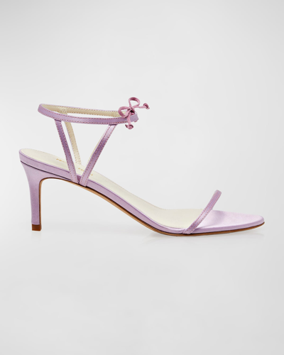 Shop Prota Fiori Clover Biologic Silk Sandals In Lavender