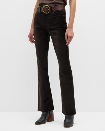 Shop Citizens Of Humanity Lilah High-rise Bootcut Velvet Jeans In Pony
