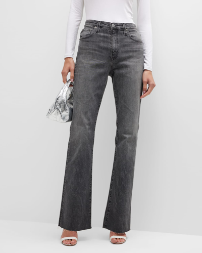 Shop Ag Alexxis High-rise Vinte Bootcut Jeans In Tarmac